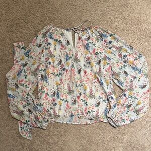 Ivy City Co Multicolor Floral Blouse
